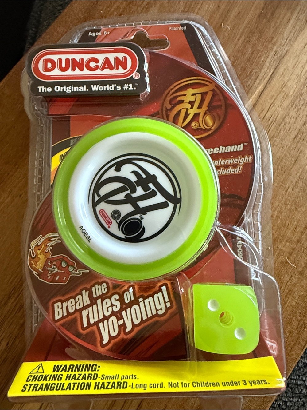 Duncan FH Zero Gravity Yo-Yo - White & Neon Green